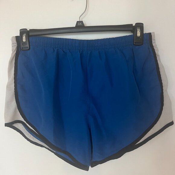 Blue Athletic Gym Shorts - Size Large L - Picture 2 of 3